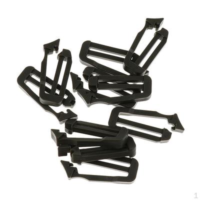 10 Stück 25mm Gurtband Verbindungsclips Gürtelschlaufe für Outdoor-Rucksack Tasche
