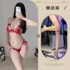 Sex Underwear Sexy Lace Three-point Bra Underwear Women's Transparent Temptation Pajamas Suit