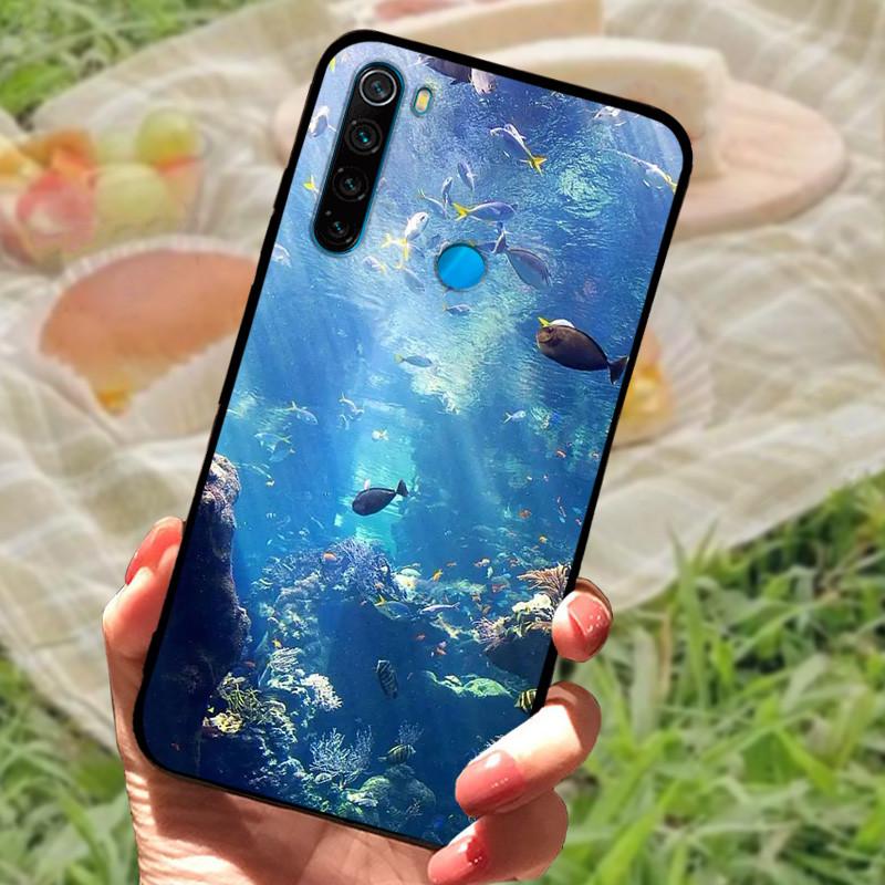 Phone Case For Xiaomi Redmi Note 8T Case Soft Silicone Cover Bumper For Redmi Note 8 Pro Coque Note8 Cartoon Animal Fundas Shell