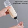 500ml Empty Hair Dye Plastic Refillable Bottle / Graduated Scale Liquid Dispenser Twist Top Cap Tattoo Pigment Ink Container