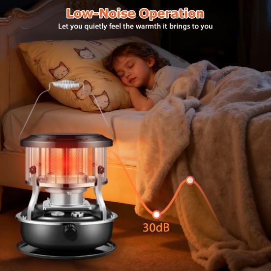 Yousheng Portable Kerosene Stove 2600W 9000BTU Height Adjustable Non-Electric Lightweight Camp Stove Heater Outdoor Cooking Camping Hiking Kerosene