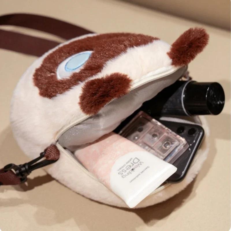 Black Cat Plush Doll Cartoon Kittry Stuffed Round Ball Cat Girl's Bag Super Cute Doll Children Birthday Christmas Gifts