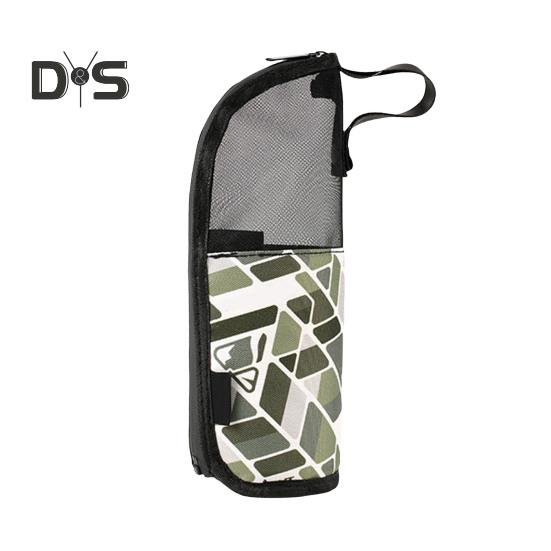 Outdoor Cutlery Storage Bag with Mesh Pocket Waterproof Portable Travel Camping Picnic Chopstick Fork Spoon Utensils Organizer Drying Carrying Bag