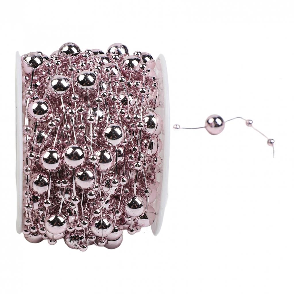 10m Christmas Tree Beads Garland Artificial Beads Trim Garland Decor For Party