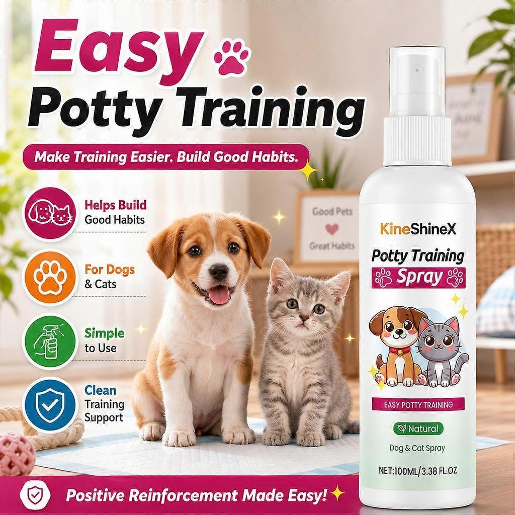 30ml/50ml/100ml Pet Potty Training Go To The Toilet Spray for Dogs & Cats, Train Pets To Pee and Defecate In Designated Areas
