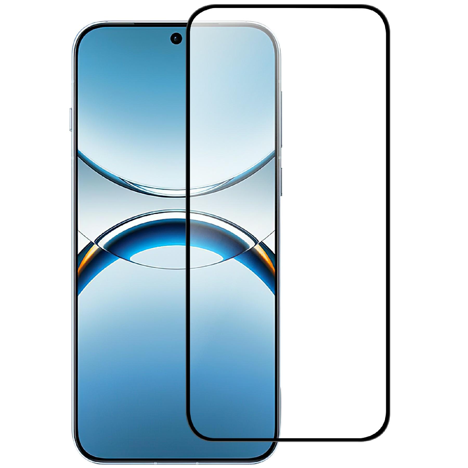 

For Oppo Find X8 5G AGC Glass Screen Protector Full Glue Black Edge Screen Film Type A