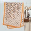 New women's printed scarf silk scarf high-end big-name autumn and winter decoration warm thin shawl scarf