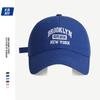 Soft Top Baseball Cap Women's Spring and Autumn English Embroidery Sunscreen Visor Hat Versatile Face Small Cap Men