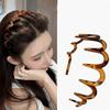 Thin Plastic Hair Band Women Hair Hoop Face Wash Hairband Sweet Non-Slip Headband  Travel