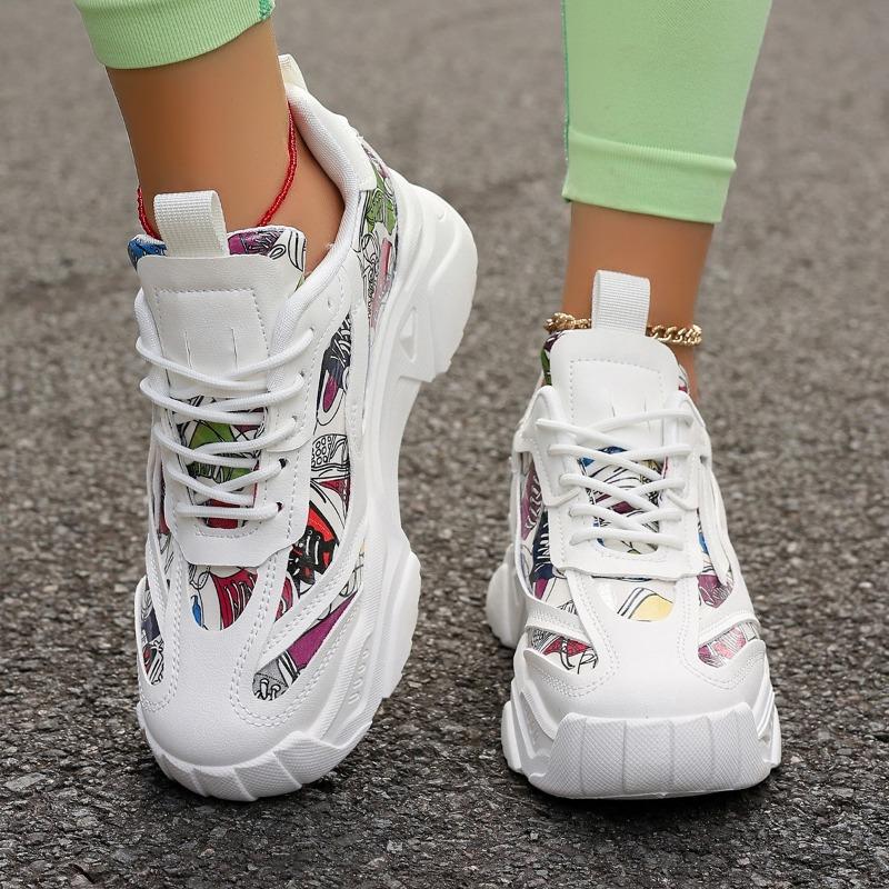 Fashion New Women Sneakers Outdoor Breathable Designer Shoes Women Fashion Anti-slip Lightweight Platform Sneakers