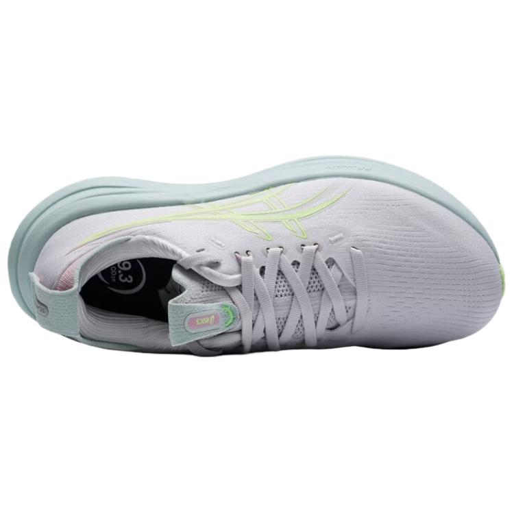 Asics Gel-Nimbus 28 Bequem Vielseitig Langlebig Atmungsaktiv Laufschuhe Damen Sneaker Grau Grün 1012B899-020