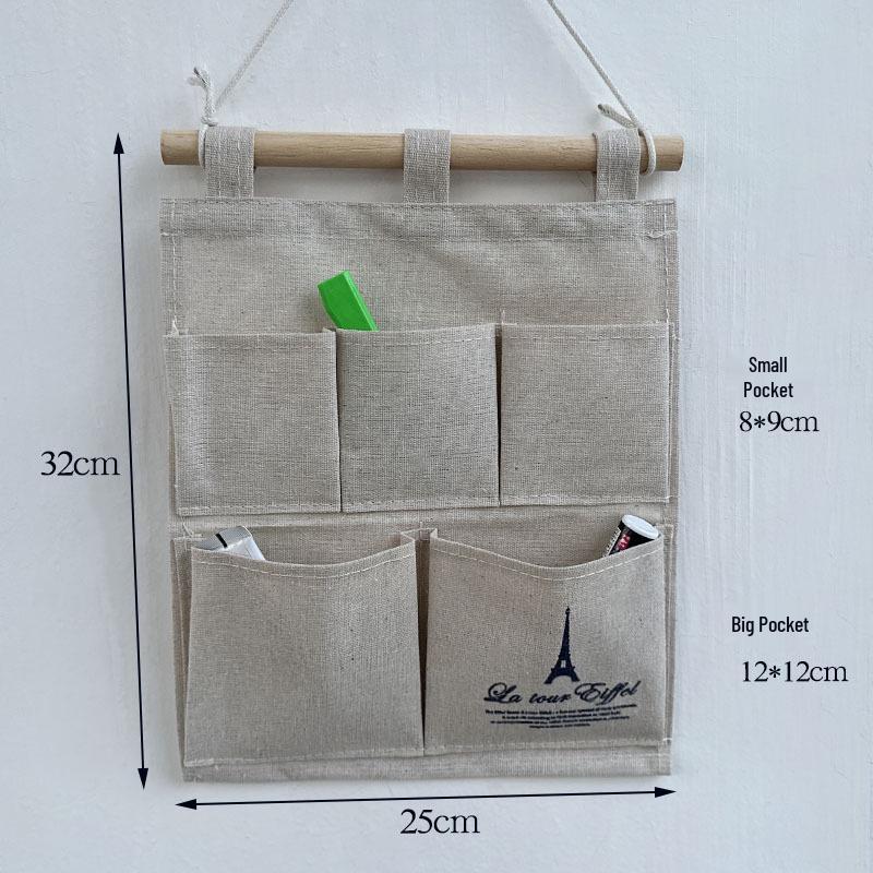 Wen'er Wandmontierte Mehrschichtige Hängeaufbewahrungstasche für Studentenwohnheime