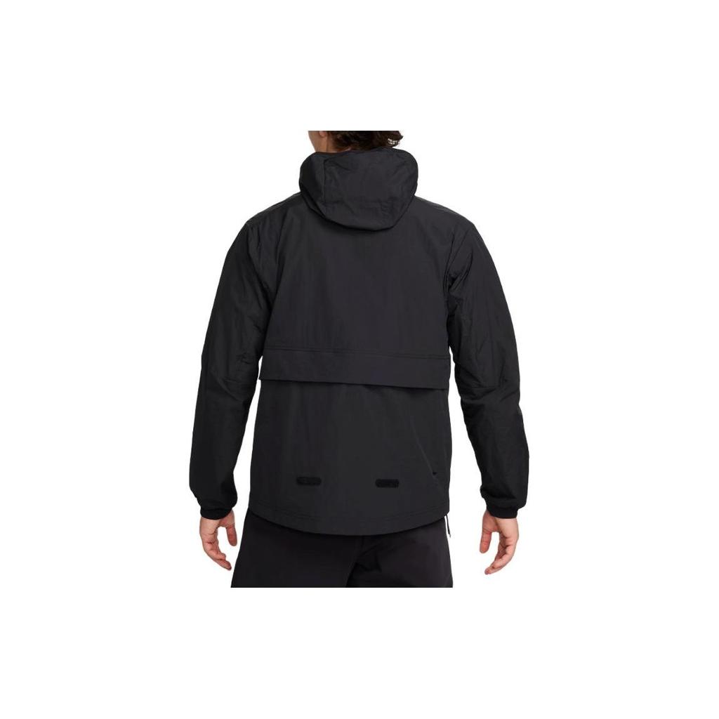 Nike A.P.S. Chaqueta con capucha y media cremallera repelente al agua para hombre Negra FN3873-010