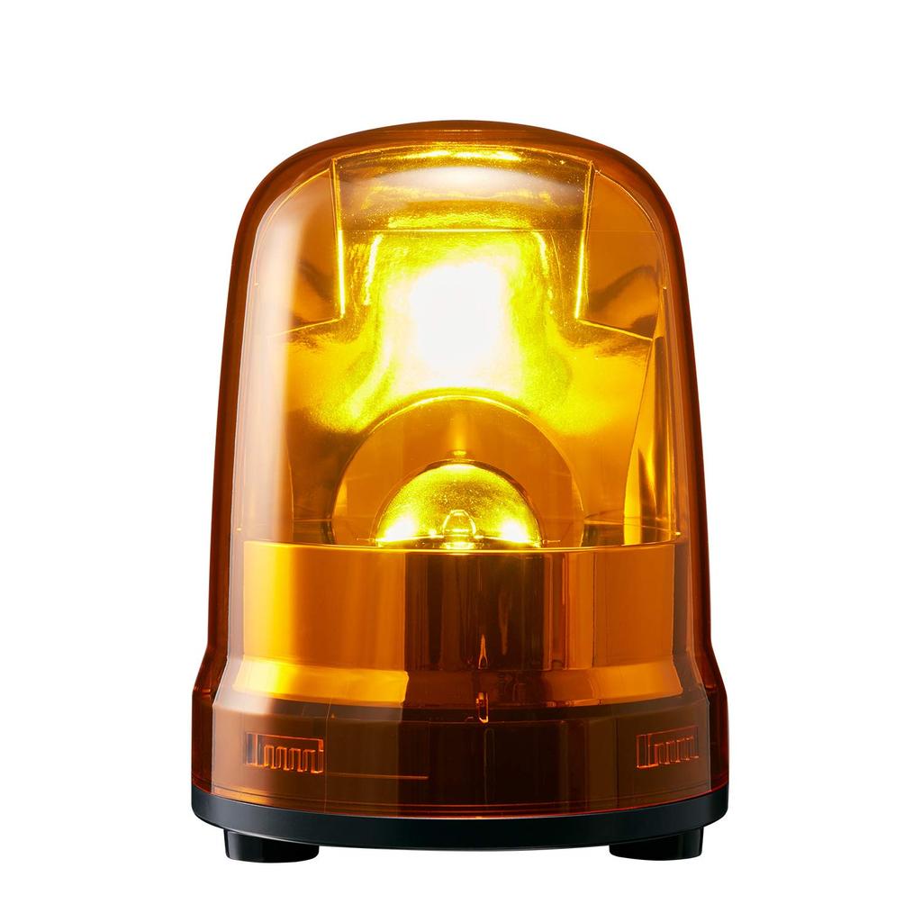 PATLITE Rotating Bolt AC Power Plug SKP-M2-Y Light, 150, AC100V, Yellow, 3-Point Mount,