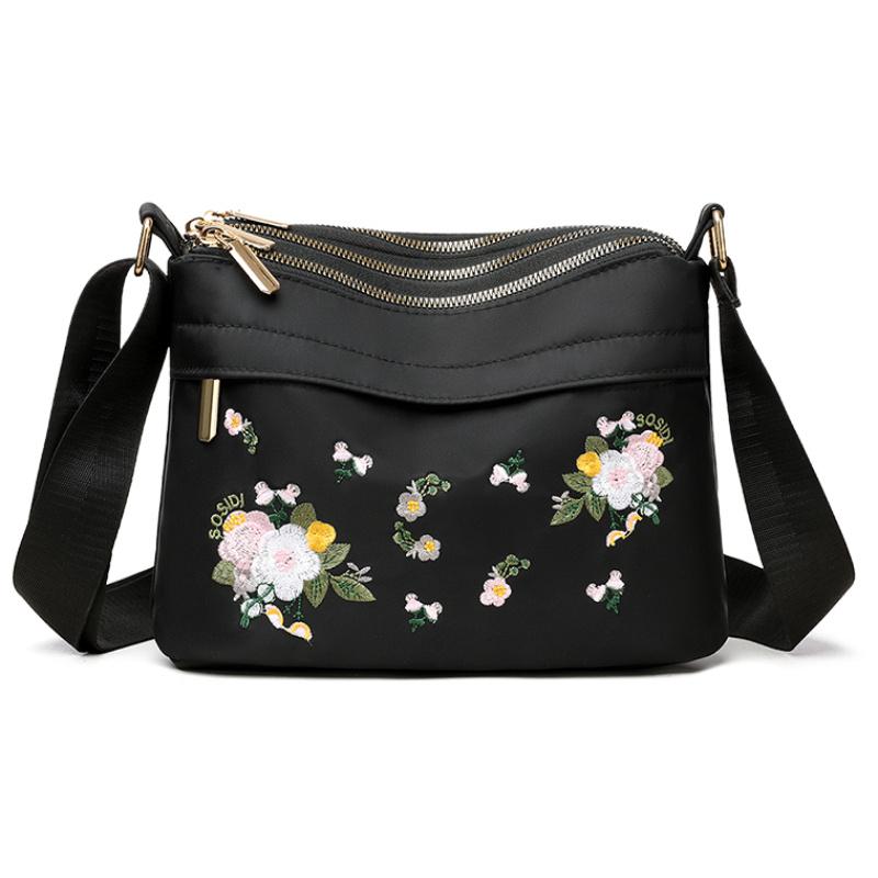 Design Single Casual Floral Messenger Bag Women's Fashion Commuting Small Capacity Tote Bag Casual Ladies Shoulder Bag