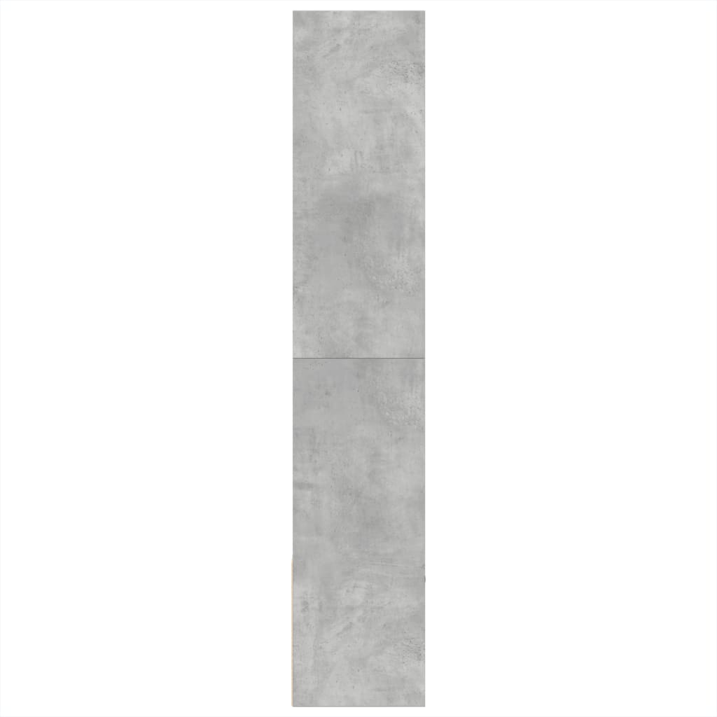 Bookshelf Concrete Grey 100x36x189 Cm Engineered Wood