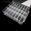 Universeller Nagellack-Organizer mit 48 Fächern, beidseitig, herausnehmbare Trennwände, Aufbewahrungsbox, transparente, tragbare Transportbox