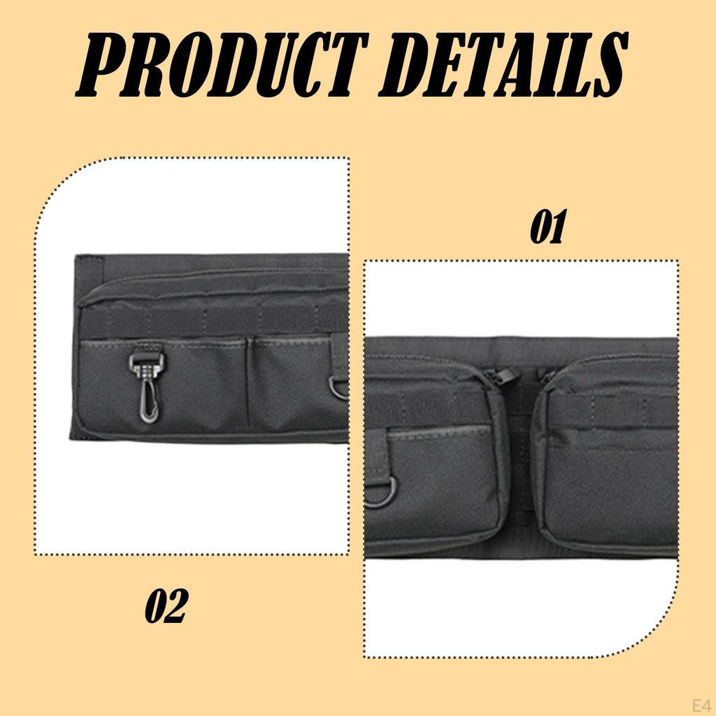 Tailgate Storage Bag Glass Door Pouch Sturdy Accessory Rear Trunk Oxford Cloth for