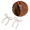 Temperament Dangle Earrings Pearl Bowknot Pendants Pendant Earrings Jewelry
