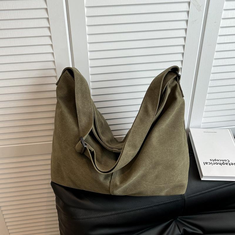 

Fashion Casual Canvas Bag Summer Large Capacity Tote Bag Versatile Women s Bag Shopping Lightweight Shopping Bag зелёный