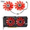 87Mm Diameter Rx-570-Rs Rx-580-Rs Fdc10U12S9-C For Rx570 Rx580 Video Graphics Cards Cooling As Replacement Fan