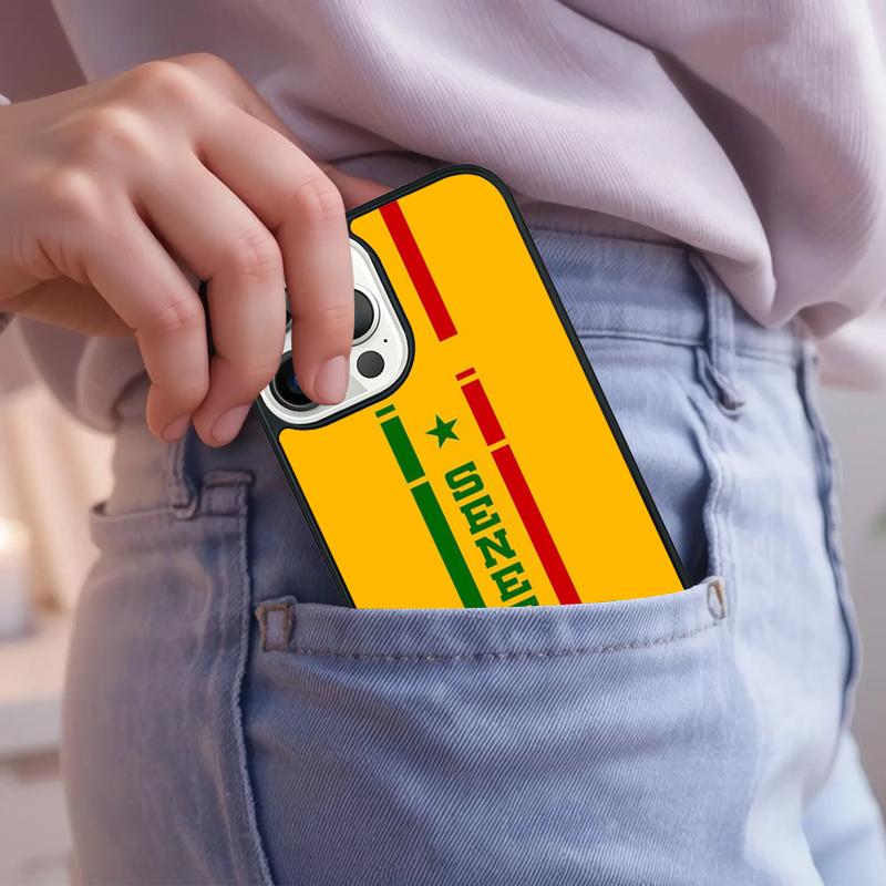 Senegal Flagge Handyhülle Für iPhone 17 Air 15 16e 14 13 Pro Max Coque 12 11 Pro Max PLUS Hülle