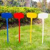 Multicolored Upturned Plant Markers for Easy Plant Identification Set of 10