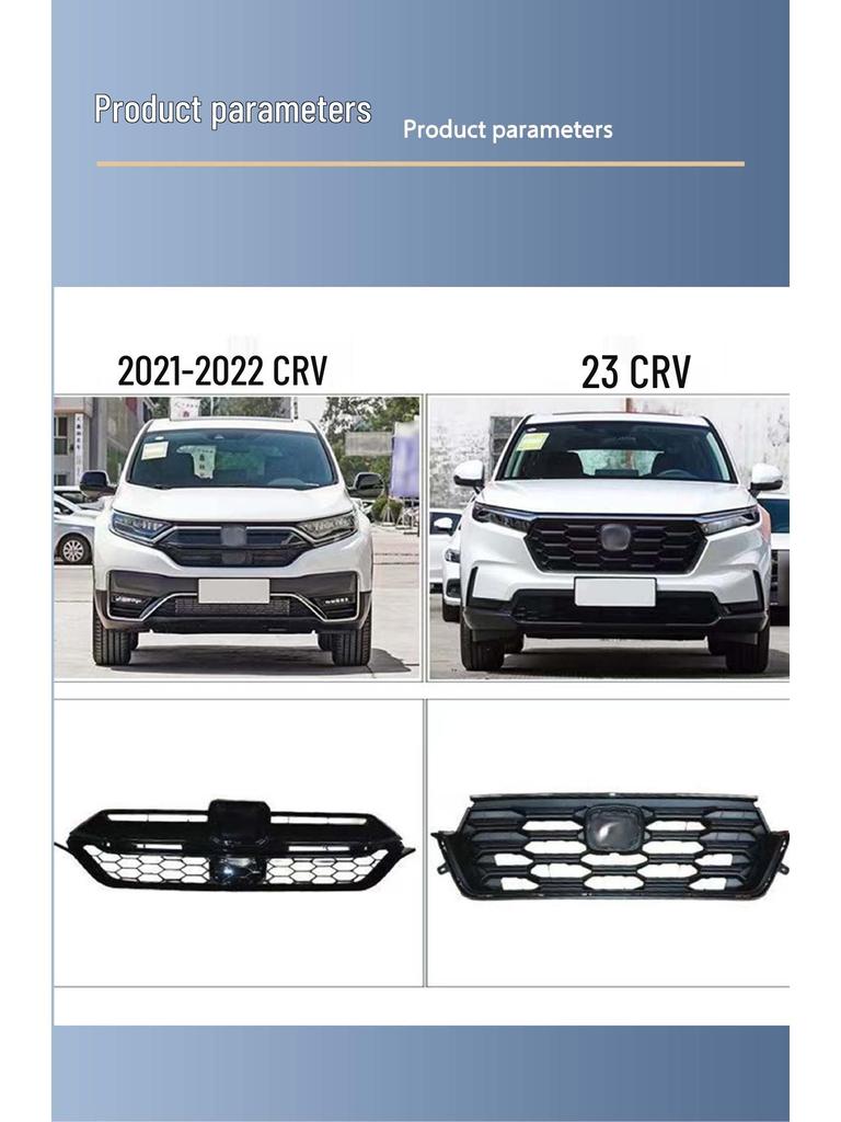 Honda CRV 2020+ Front Bumper Grille Kit