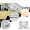 For VW T5 T6 3pcs Sun Shade Window Covers With Thermal Ulation & UV Protection Car Window Sunshade Set