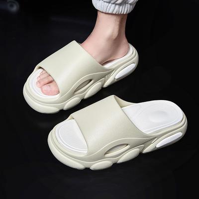 Fashion Slippers for Men Platform Soft Sole Slides Unisex EVA Light Home Shoes Non-Slip Indoor Men's Bathroom Sandals
