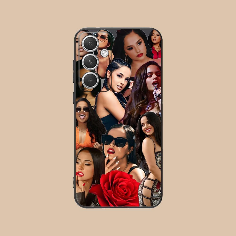 Fashion Becky G Matte TPU Mobile Phone Case for Samsung Galaxy S26 S25 S24 S23 S22 S21 S20 Note20 Plus FE Ultra Colorful Cover