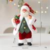 K1AE Festival Santa Sculpture Resin Tabletop Decoration For Holiday Display