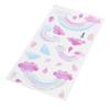 Self Adhesive Wall Sticker Cute Clouds Raindrop Pattern Decal Children"s Room Bedroom Decor