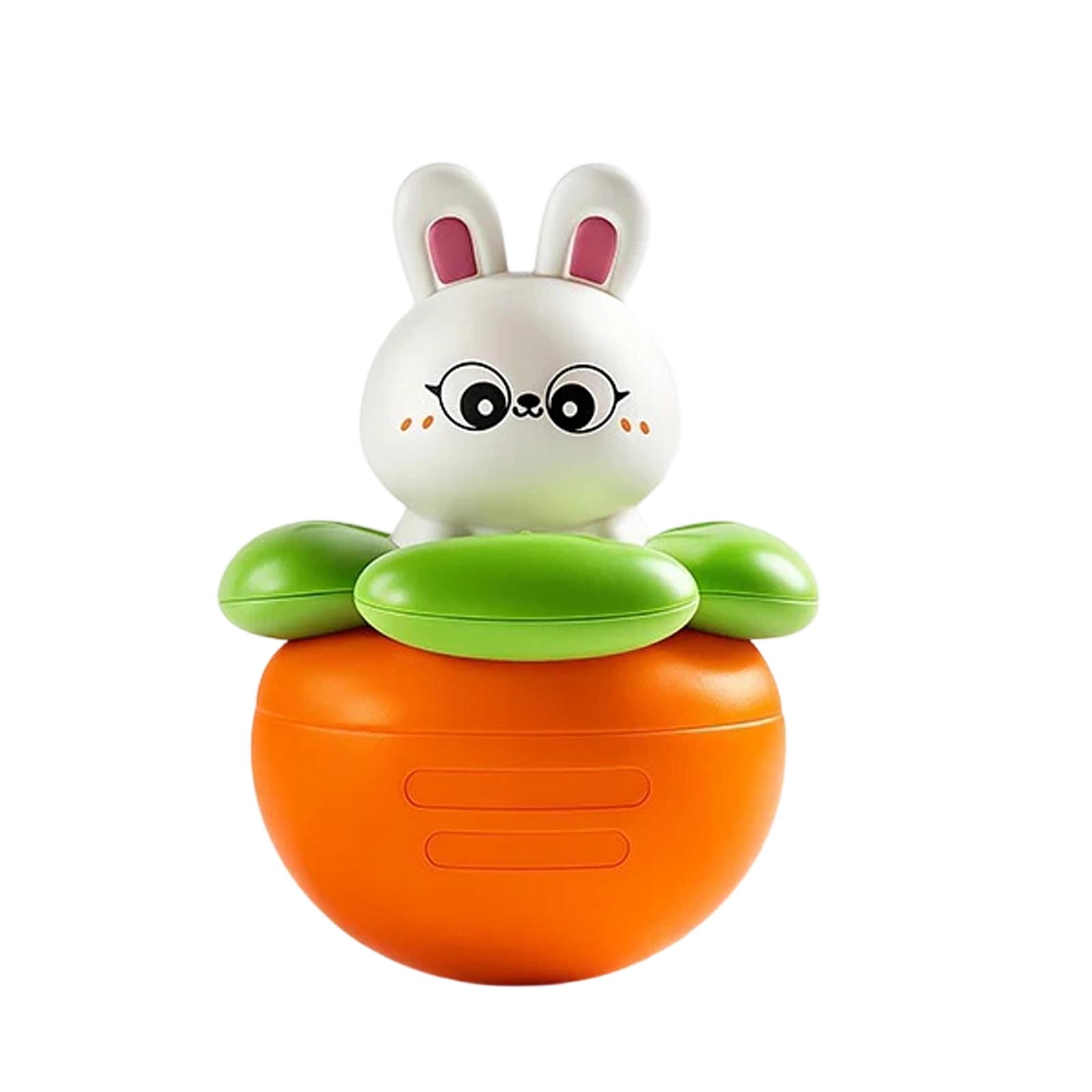 Baby Toy Carrot Roly-poly Toy, Fun To Soothe Babies, Educational, Chewable. One Size