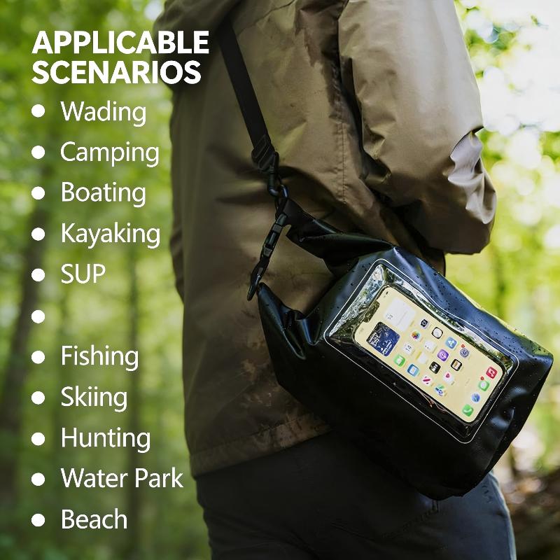 IP68 Waterproof Mini Bucket Bag CaseMate Soap Bubble Dry Sack with Strap for Beach Hiking Camping