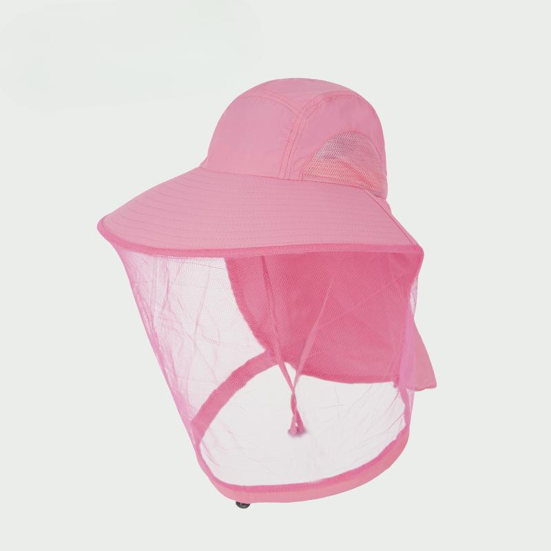 Уличная шляпа от комаров, шляпа для рыбалки, закрывающая лицо, защита от солнца, дышащая сетчатая маска, шляпа-маска от пчел, защитная шляпа для рыбалки