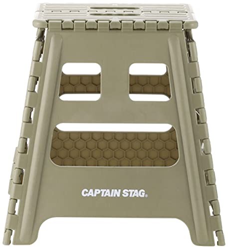 [Amazon.co.jp Exklusiv] Captain Stag (Kapitän Hirsch) Klapptritt, Groß, Khaki, UW-1514