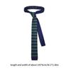 Teens Knit Necktie Women British Style Striped Necktie Uniform Self Tie Necktie