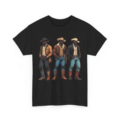 Cowboy Shirt, Black Cowboy Country Western Melanin Black History Men T-shirt