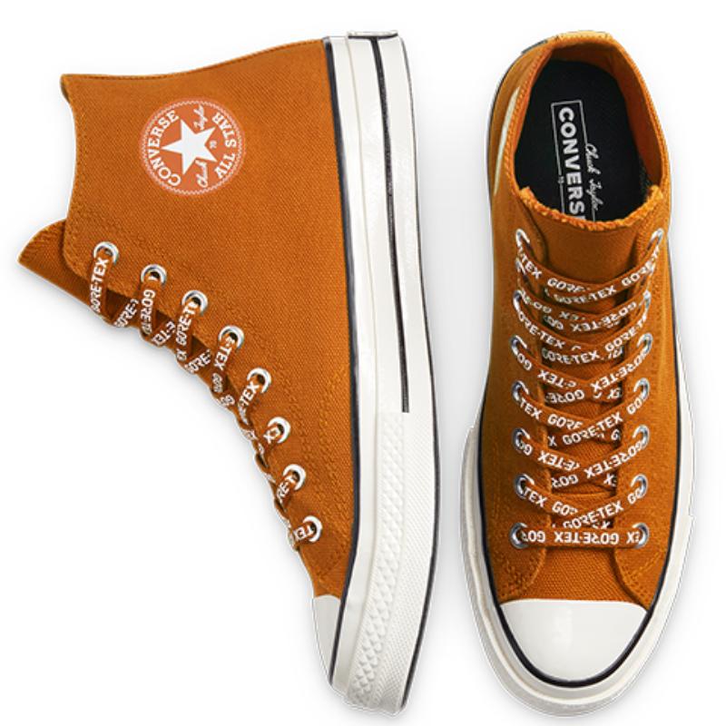Converse 1970s Chuck Taylor All Star Gore-Tex Vintage Comfortable High Top Espadrilles Unisex Tawny