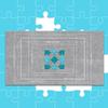 Gray Puzzle Mat Felt Cloth Puzzle Storage Mat Puzzle  Accessories Puzzles Blanket  Household Use
