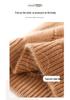 Cashmere 2025 High-End Women's Cable Knit Warm Casual Hat for Autumn/Winter