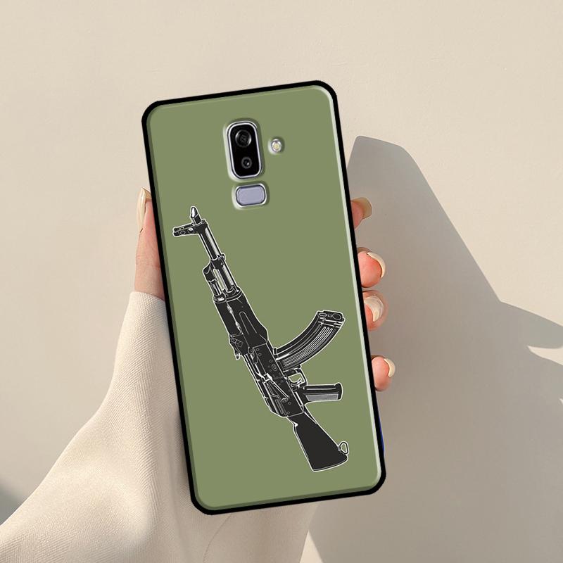 Ak 47 Gun Case For Samsung Galaxy J7 2016 A3 A5 J1 J3 J5 2017 A6 A7 A8 A9 J8 2018 J4 J6 Plus Cover