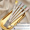 High-End Stainless Steel, Non-Slip Chopsticks for Home Use - Anti-Mold, Child-Safe, Stylish