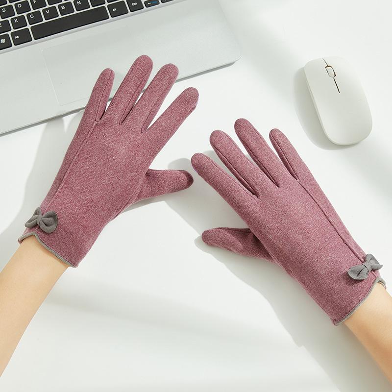 Damen Winter Radhandschuhe zum Warmhalten, kältefest im Frühling und Herbst, Motorrad