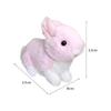 AURORA Plush Floppy Rabbit Crawling Pink
