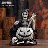 Horrible Resin Ghost Skull Hand Pumpkin Statue Indoor Outdoor Garden Decoration Sculpture Desktop Home Decor for Halloween
