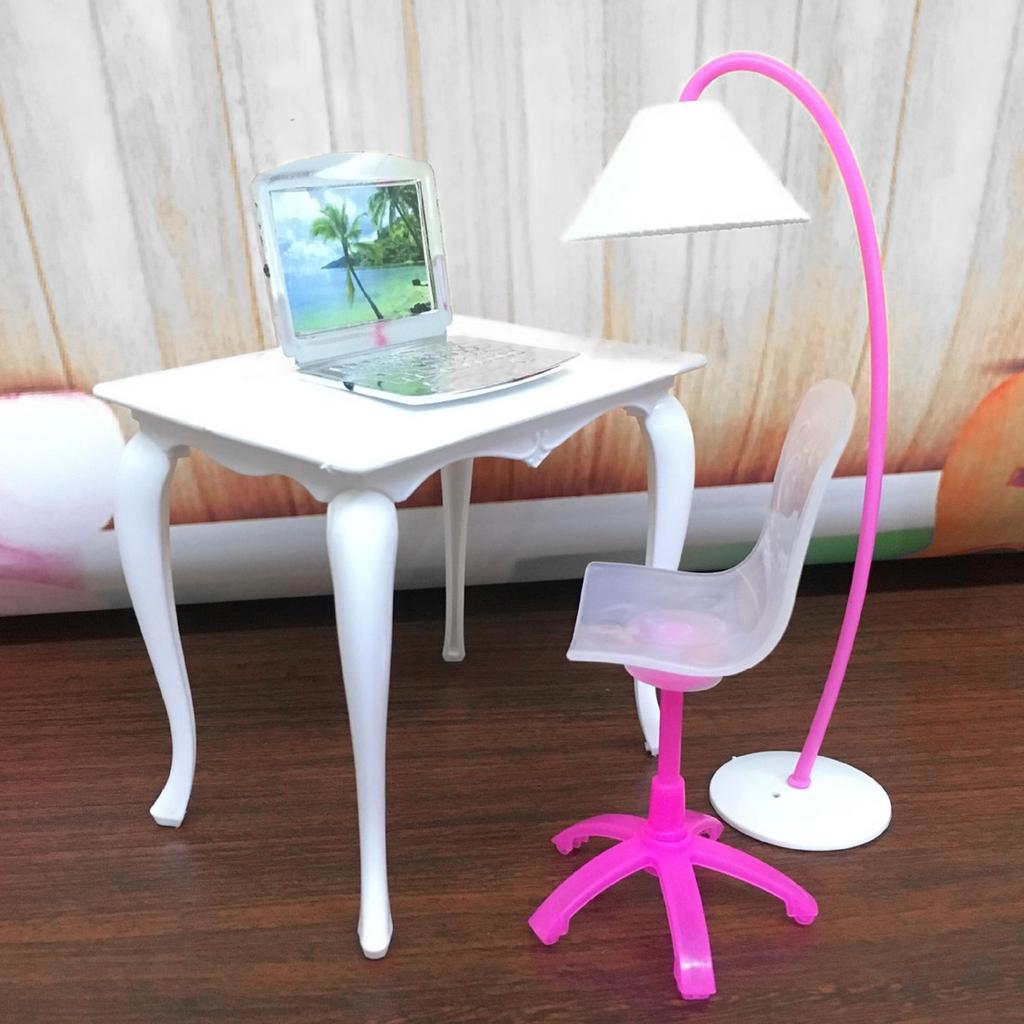 4Pcs 1//12 Dolls House Mini Living Room Furniture Sofa Set Pink Style Xmas Gifts