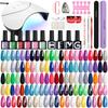 PHOENIXY Nail Gel Polish Set With 36W Nail Gel Dryer Lamp 45 Colors Long Lasting Gel Varnish Gel Polish Nail Tools Kit