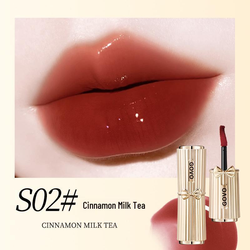 

GOVO Matte Rose Lip Glaze: Non-Stick, Moisturizing, Nude Tint, Whitening Finish, TikTok Fav 3g